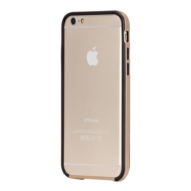 【iPhone6s/6 ケース】Tough Frame (Champagne Gold/Black)サブ画像