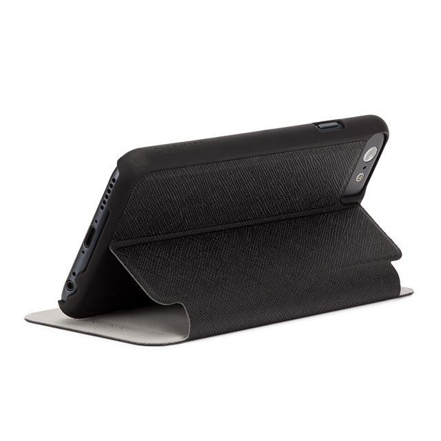 【iPhone6s/6 ケース】Stand Folio Case Blackサブ画像