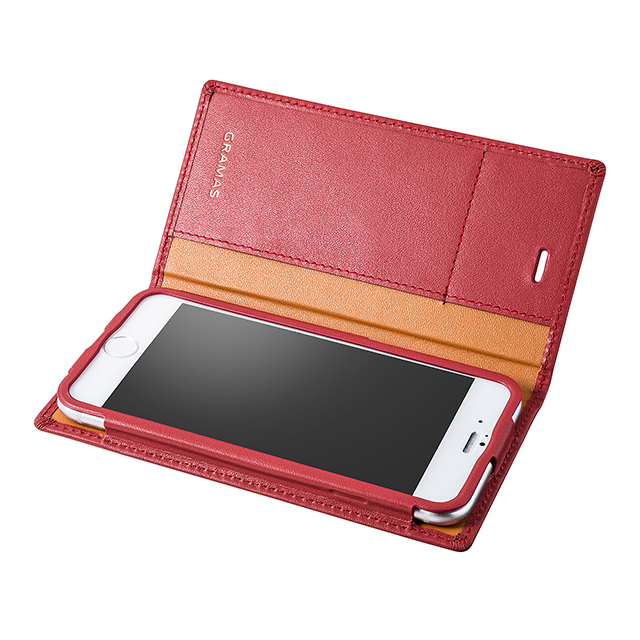 【iPhone6s/6 ケース】Full Leather Case (Red)サブ画像