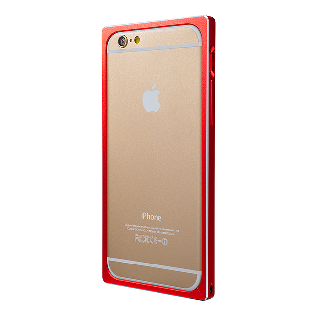 【iPhone6s/6 ケース】Straight Metal Bumper (Red)goods_nameサブ画像