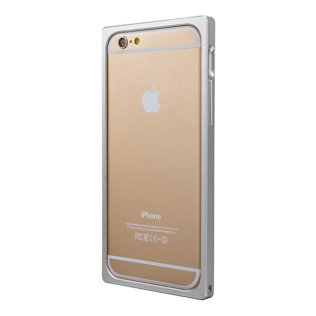 【iPhone6s/6 ケース】Straight Metal Bumper (Silver)サブ画像