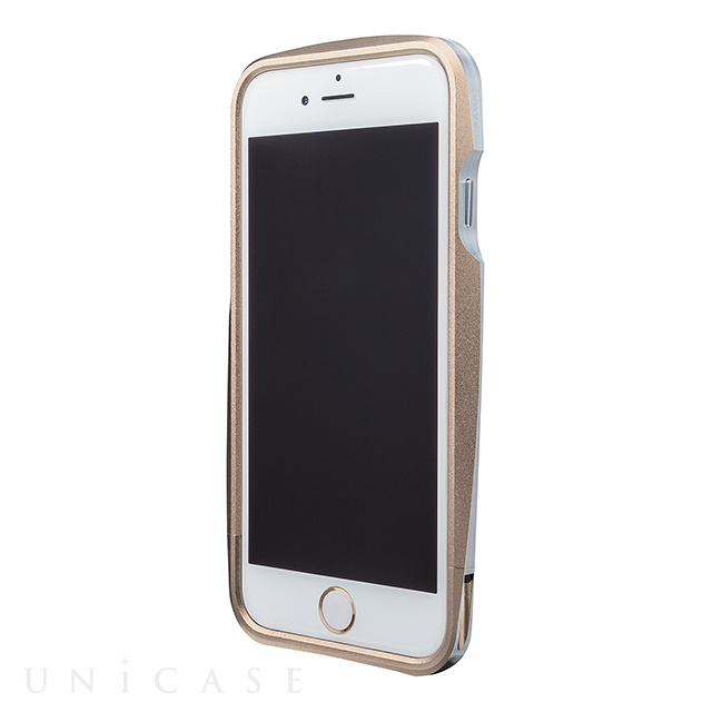 【iPhone6 ケース】Round Metal Bumper (Gold)