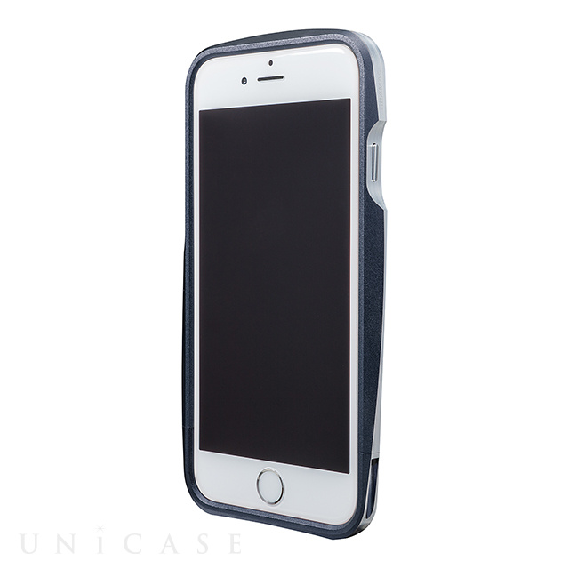 【iPhone6 ケース】Round Metal Bumper (Navy)