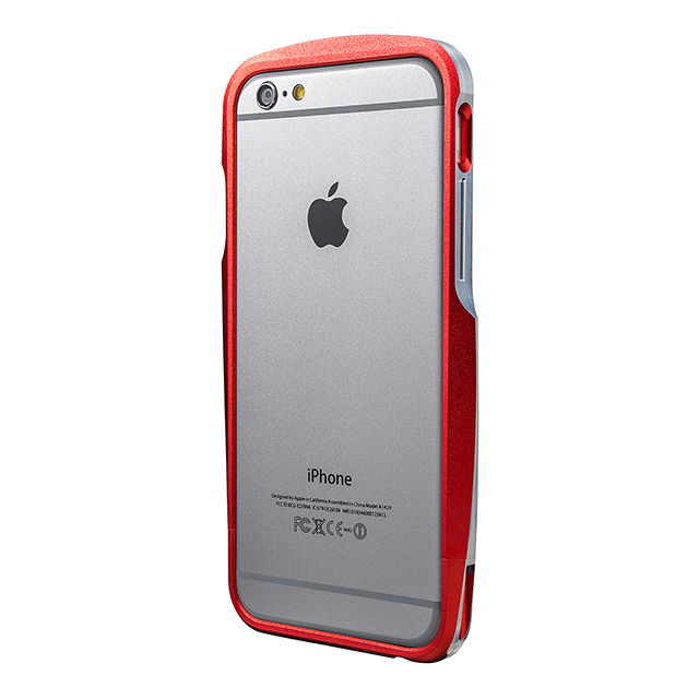 【iPhone6 ケース】Round Metal Bumper (Red)サブ画像