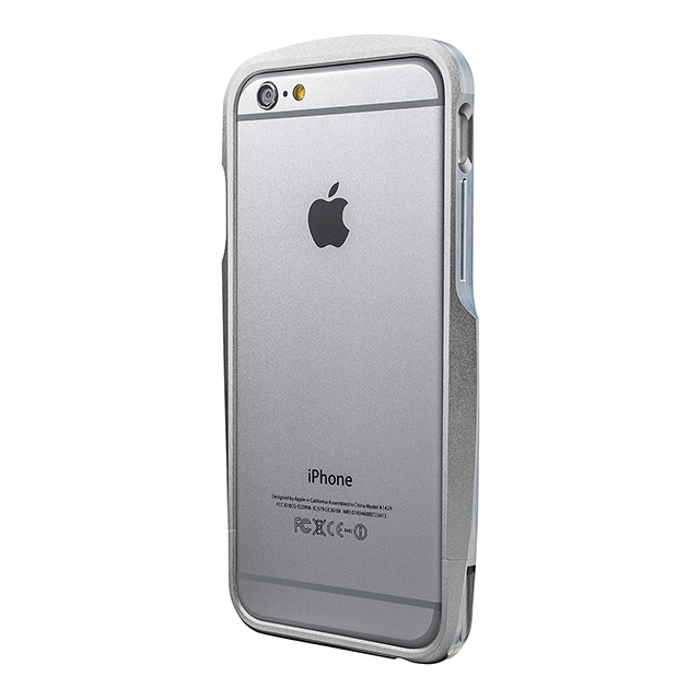 【iPhone6 ケース】Round Metal Bumper (Silver)サブ画像