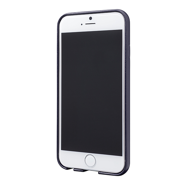 【iPhone6s/6 ケース】Super Thin PU Leather Case (Navy)サブ画像