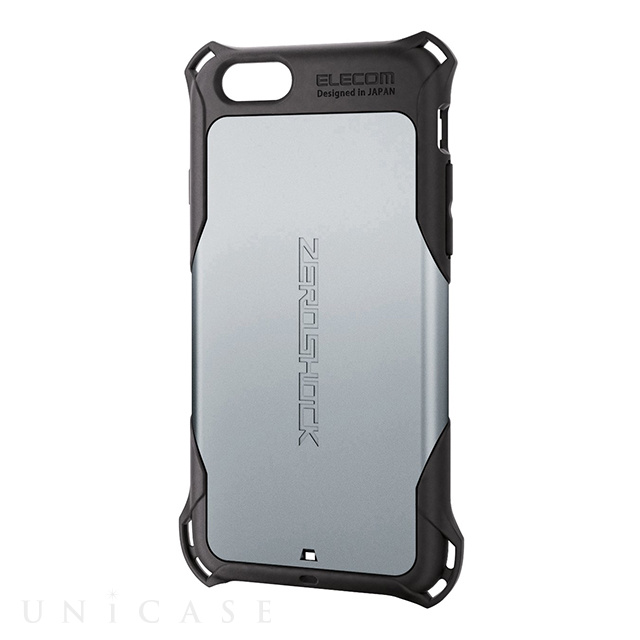 【iPhone6s/6 ケース】ZEROSHOCK/シルバー