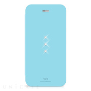 【iPhone6s/6 ケース】Crystal Booklet Light Blue