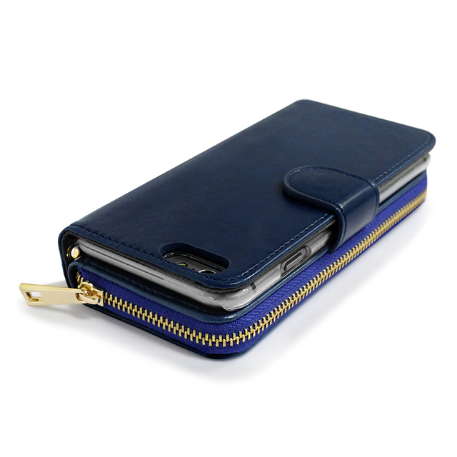 【iPhone6s/6 ケース】Zipper お財布付きダイアリーケース (ネイビー)goods_nameサブ画像