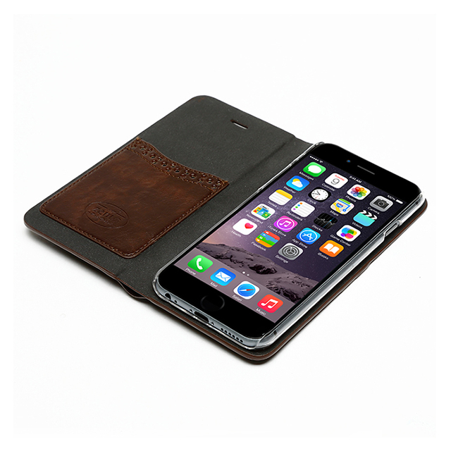 【iPhone6s/6 ケース】Oxford Diary (ダークブラウン)サブ画像