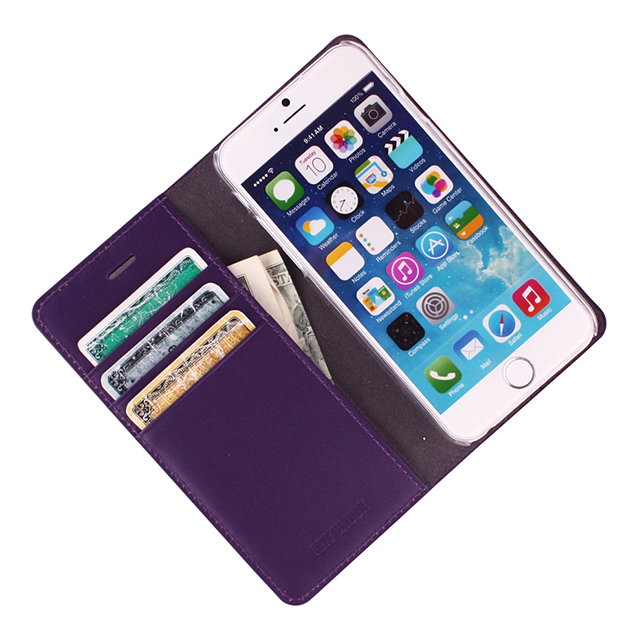 【iPhone6s/6 ケース】Ribbon Classic Diary (パープル)サブ画像