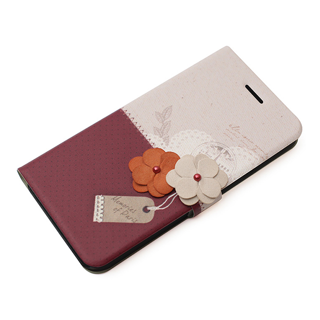 【iPhone6s/6 ケース】Memories of Paris Diary (ワインレッド)goods_nameサブ画像