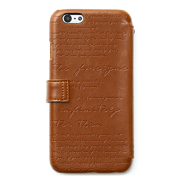 【iPhone6s/6 ケース】Lettering Diary (ブラウン)goods_nameサブ画像