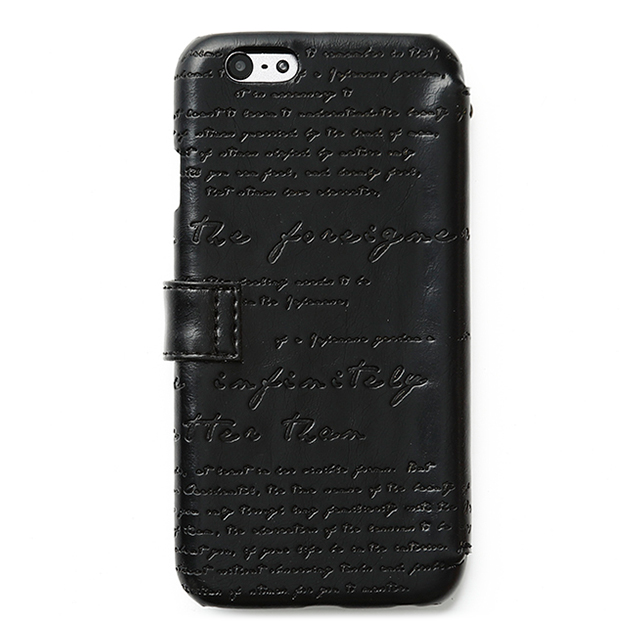 【iPhone6s/6 ケース】Lettering Diary (ブラック)goods_nameサブ画像