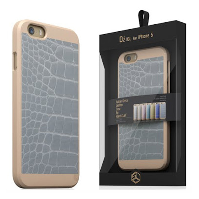 【iPhone6 ケース】D2 Italian Greta Leather Bar (グレー)goods_nameサブ画像