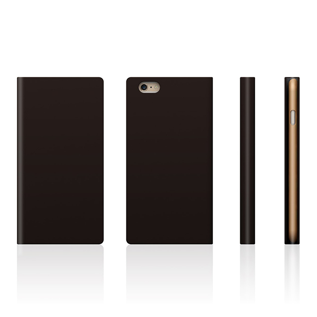 【iPhone6s/6 ケース】D5 Calf Skin Leather Diary (ダークブラウン)goods_nameサブ画像