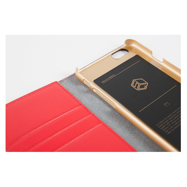 【iPhone6s/6 ケース】D5 Saffiano Calf Skin Leather Diary (ホワイト)goods_nameサブ画像