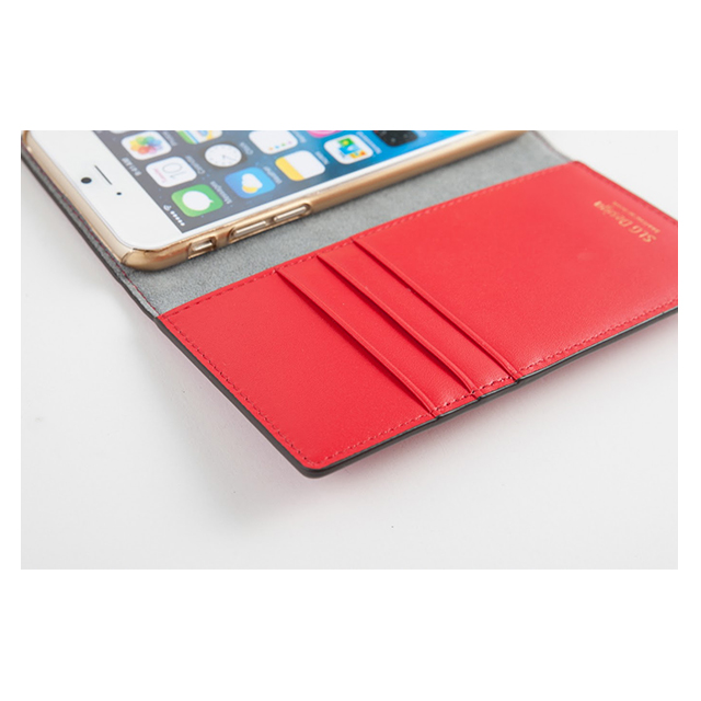 【iPhone6s/6 ケース】D5 Edition Calf Skin Leather Diary (レッド)goods_nameサブ画像