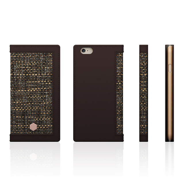 【iPhone6s/6 ケース】D5 Edition Calf Skin Leather Diary (ブラウン)サブ画像