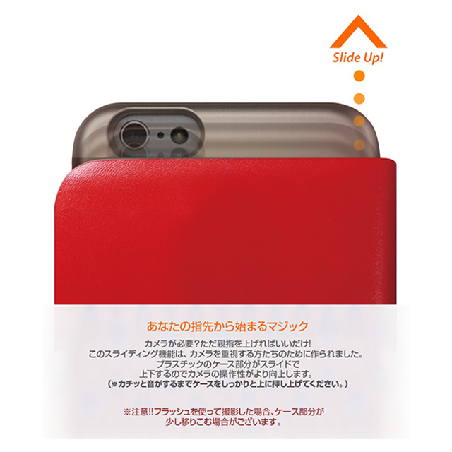 【iPhone6s/6 ケース】Thumb-up Diary Original (ブラック)goods_nameサブ画像