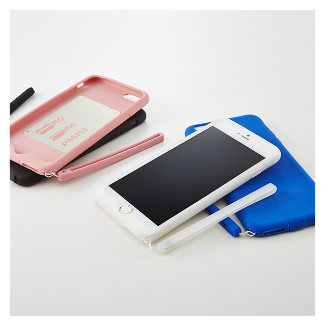 【iPhone6s Plus/6 Plus ケース】カードポケットシリコンケース (ブルー)goods_nameサブ画像