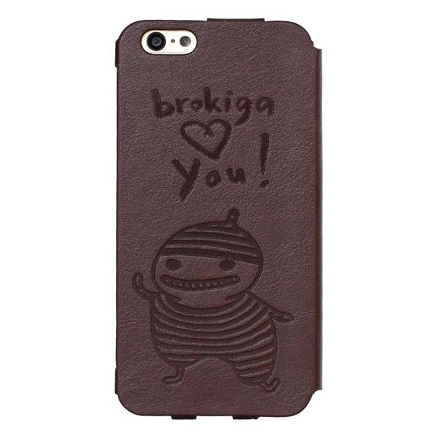 【iPhone6s/6 ケース】Little Pink ＆ Brokiga Case ブラウンgoods_nameサブ画像