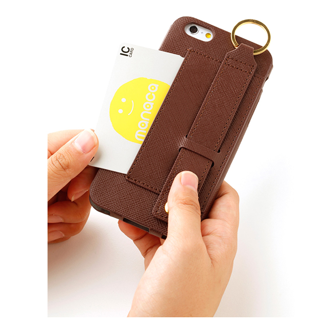 【iPhone6s/6 ケース】mononoff MF01Multi Function Case ダークブラウンサブ画像