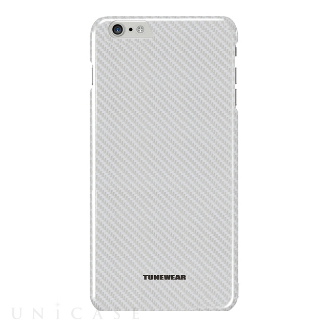 【iPhone6s Plus/6 Plus ケース】CarbonLOOK (シルバー)