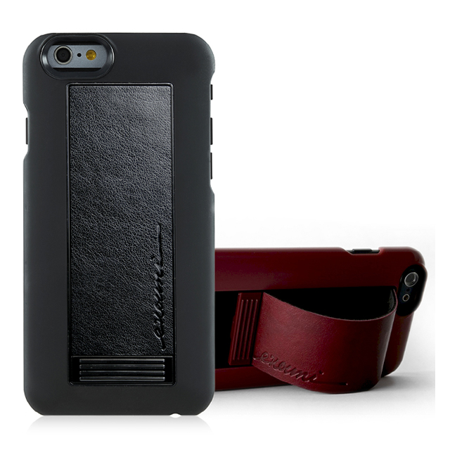 【iPhone6s/6 ケース】Leather Arc Stand Case S56 ブラックgoods_nameサブ画像