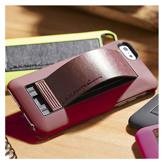 【iPhone6s/6 ケース】Leather Arc Stand Case S56 グリーンgoods_nameサブ画像