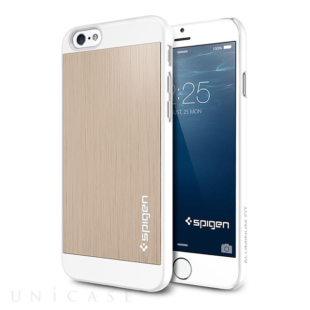 【iPhone6 ケース】Aluminum Fit Champagne Gold