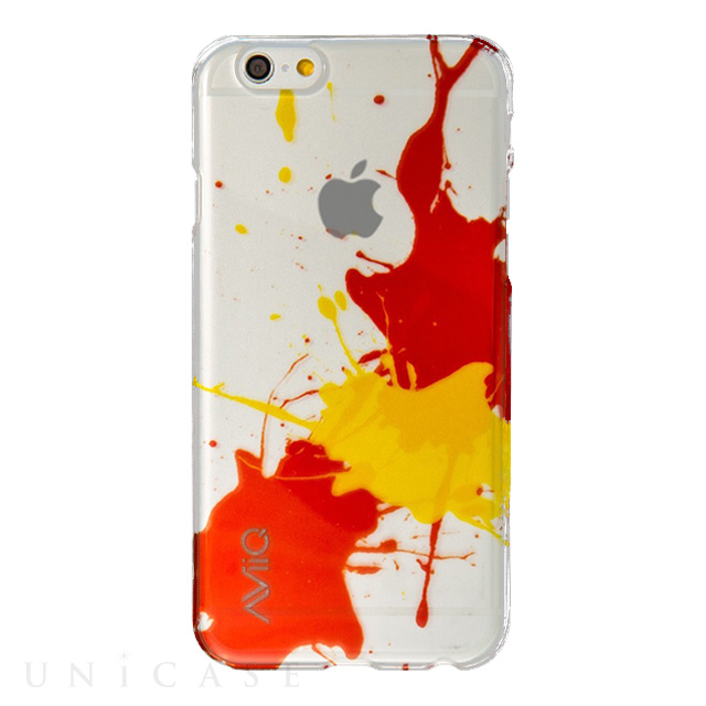 【iPhone6 Plus ケース】AViiQ Splash Art Yellow Orange