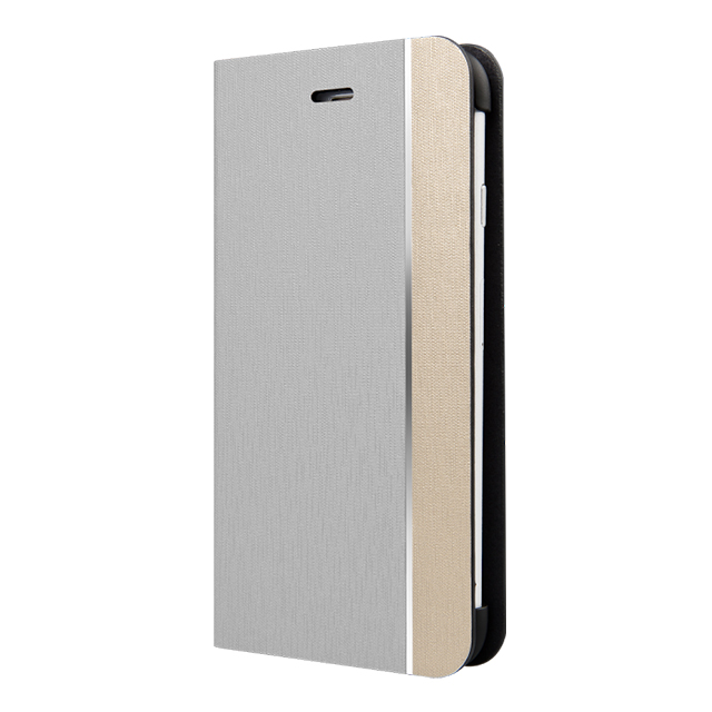 【iPhone6s Plus/6 Plus ケース】Metal Line Diary (シルバー)サブ画像