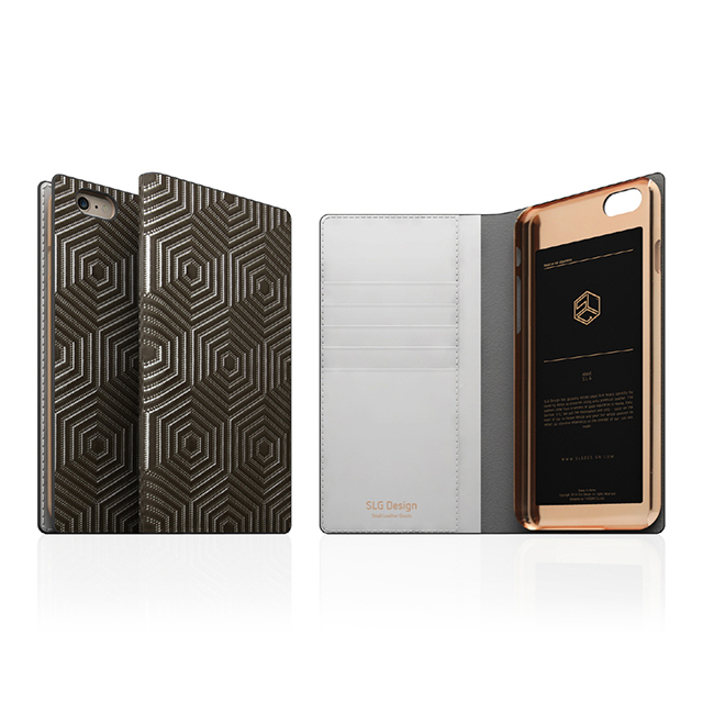 【iPhone6s Plus/6 Plus ケース】D4 Metal Leather Diary (クローム)サブ画像