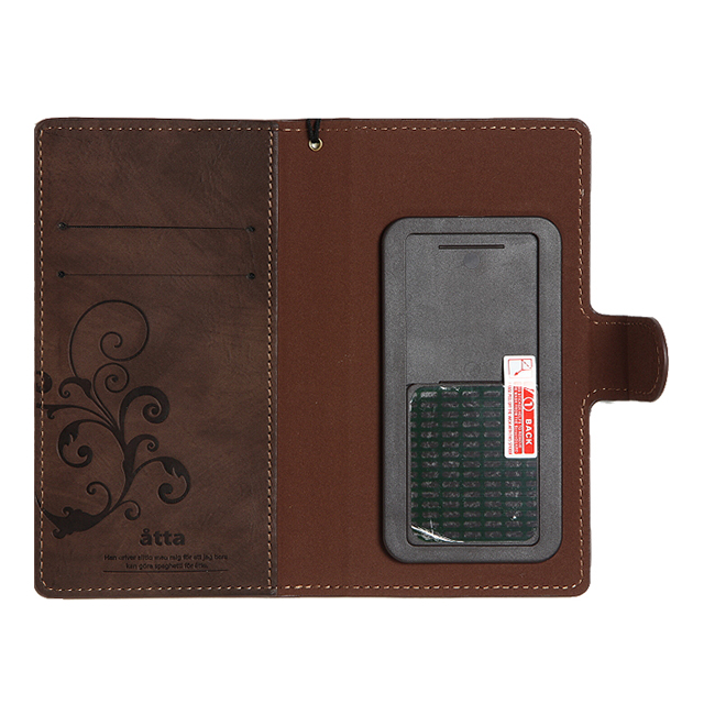 【マルチ スマホケース】Multi type SMART COVER NOTEBOOK (Dark Brown)サブ画像