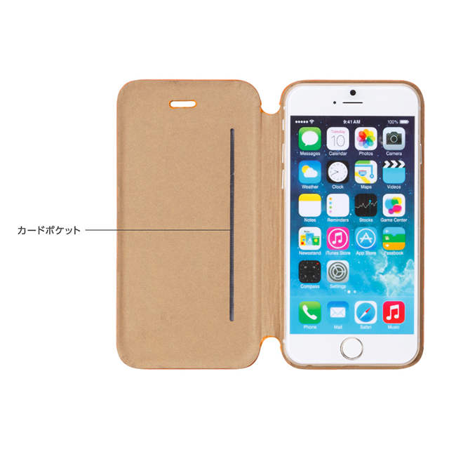 【iPhone6s/6 ケース】GENUINE LEATHER COVER MASK (Brown)サブ画像