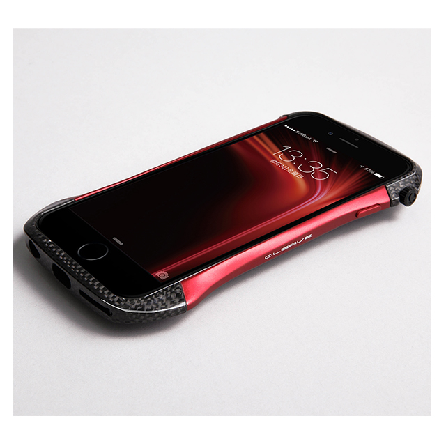 【iPhone6s/6 ケース】CLEAVE Hybrid Bumper (Carbon＆Red)goods_nameサブ画像
