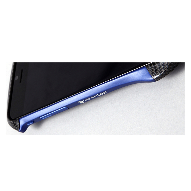 【iPhone6s/6 ケース】CLEAVE Hybrid Bumper (Carbon＆Blue)サブ画像