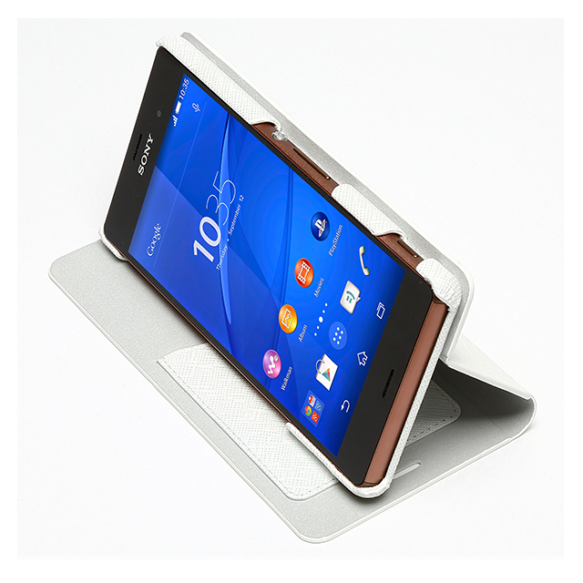 【XPERIA Z3 ケース】Minimal Diary (ホワイト)goods_nameサブ画像