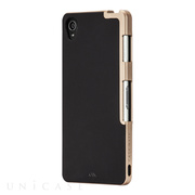 【XPERIA Z3 ケース】Slim Tough Case Black/Gold