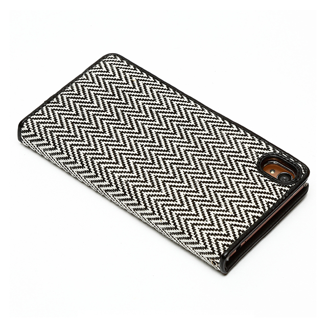 【XPERIA Z3 ケース】Herringbone Diary (ブラック)goods_nameサブ画像