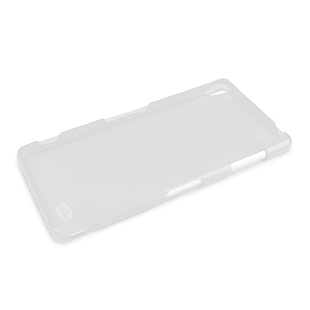 【XPERIA Z3 ケース】Gummi Shell MOYA Clear Whiteサブ画像