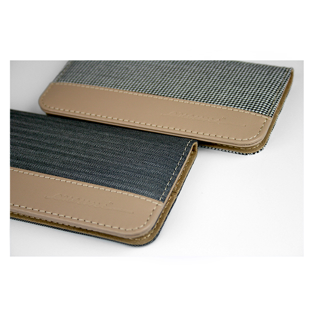 【iPhone6s/6 ケース】Fashion Wallet Twilled Denim Greenサブ画像