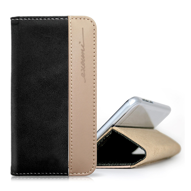 【iPhone6s/6 ケース】Fashion Wallet Black Nanogoods_nameサブ画像