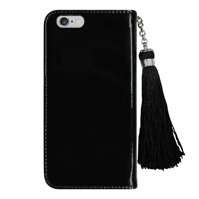 【iPhone6s/6 ケース】イニシャルウォレットケース ”T” ブラック for iPhone6s/6サブ画像