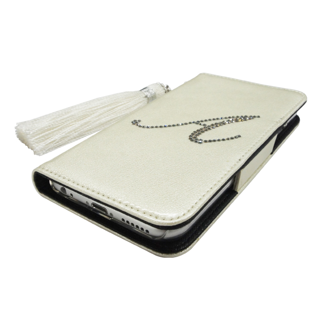 【iPhone6s/6 ケース】イニシャルウォレットケース ”A” ホワイト for iPhone6s/6goods_nameサブ画像