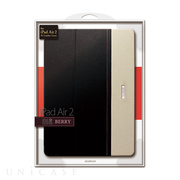 【iPad Air2 ケース】デザインレザーケース B ホワイト