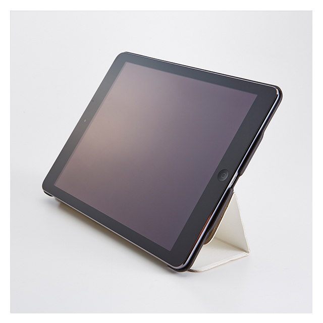 【iPad Air2 ケース】スマートフリップケース サウンドホーン付き(3 つ折りフリップ) [ブラック]サブ画像