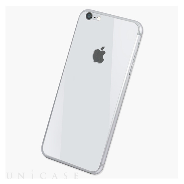 【iPhone6s/6 フィルム】High Grade Glass Screen Protector White 背面プレート