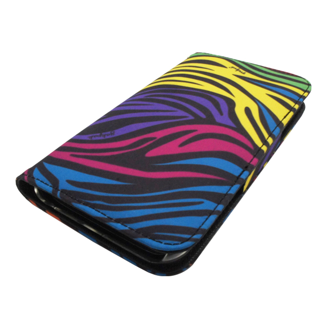 【iPhone6s/6 ケース】YAKPAK ウォレットケース for iPhone6s/6 (Multi Black Zebra)サブ画像